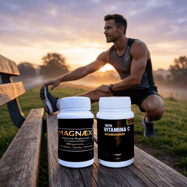 Combo MAGNEX Magnesio Bisglicinato + Vitamina C Chews